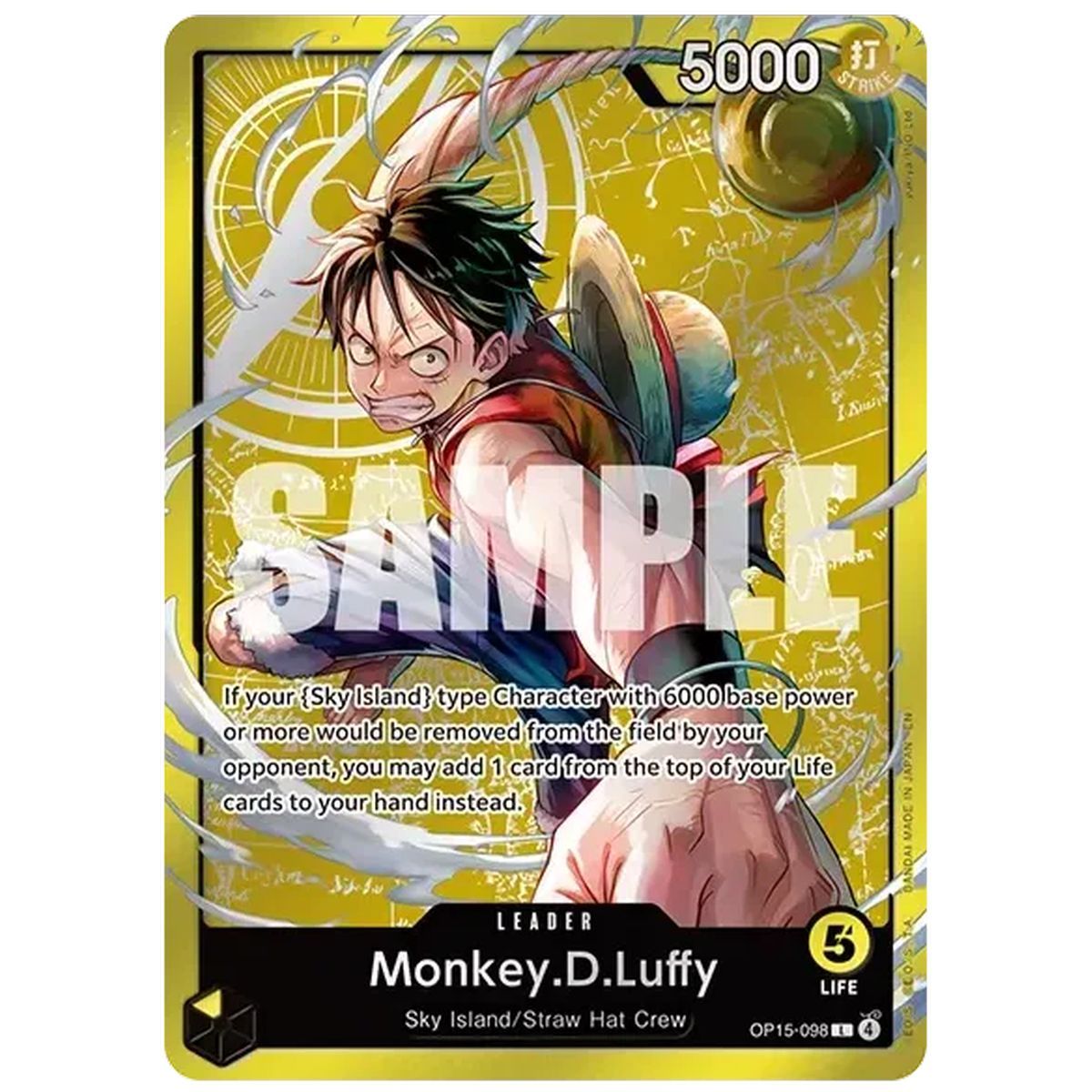 Deck - Set Sail Deck Set - One Piece CG - SD01 - Anglais