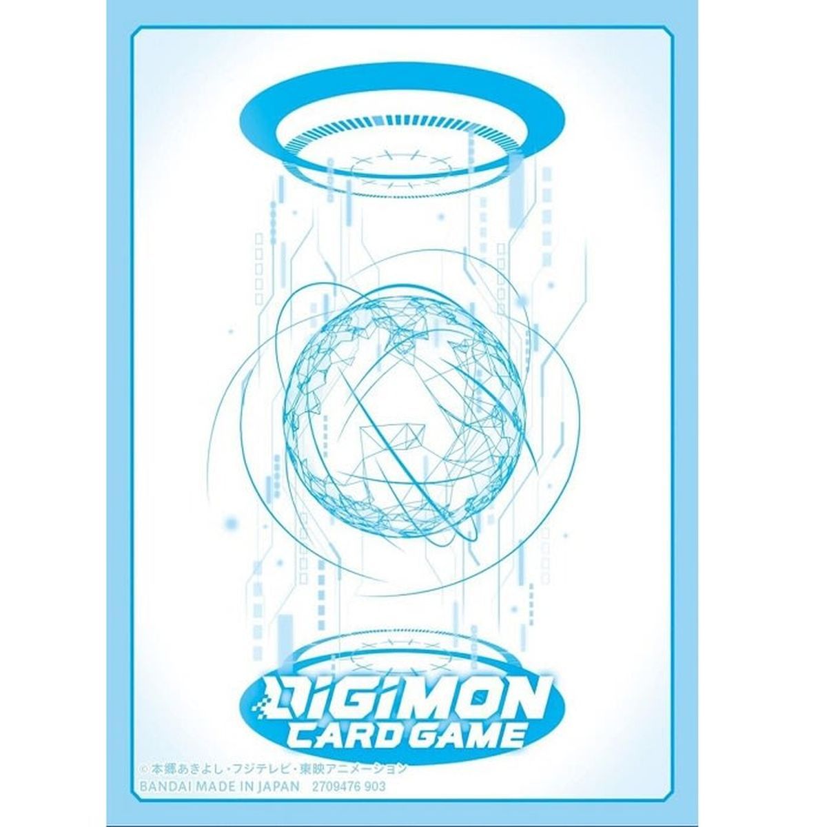 Digimon - Proteges Cartes - Standard - Logo Blanc (60)