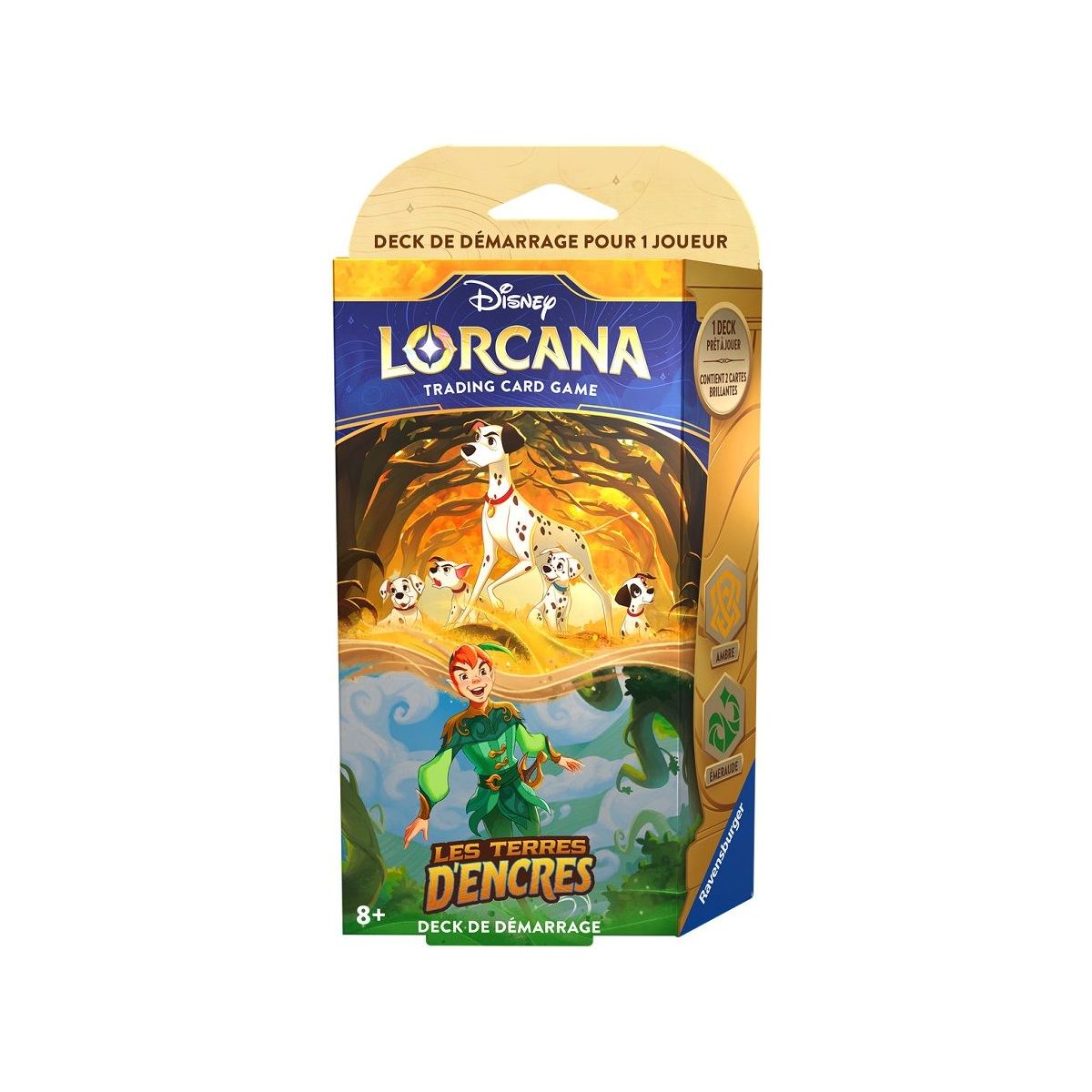 Disney Lorcana - Deck De Démarage - Chapitre 3 - Les Terres D'encres-FR Peter Pan/ Pongo