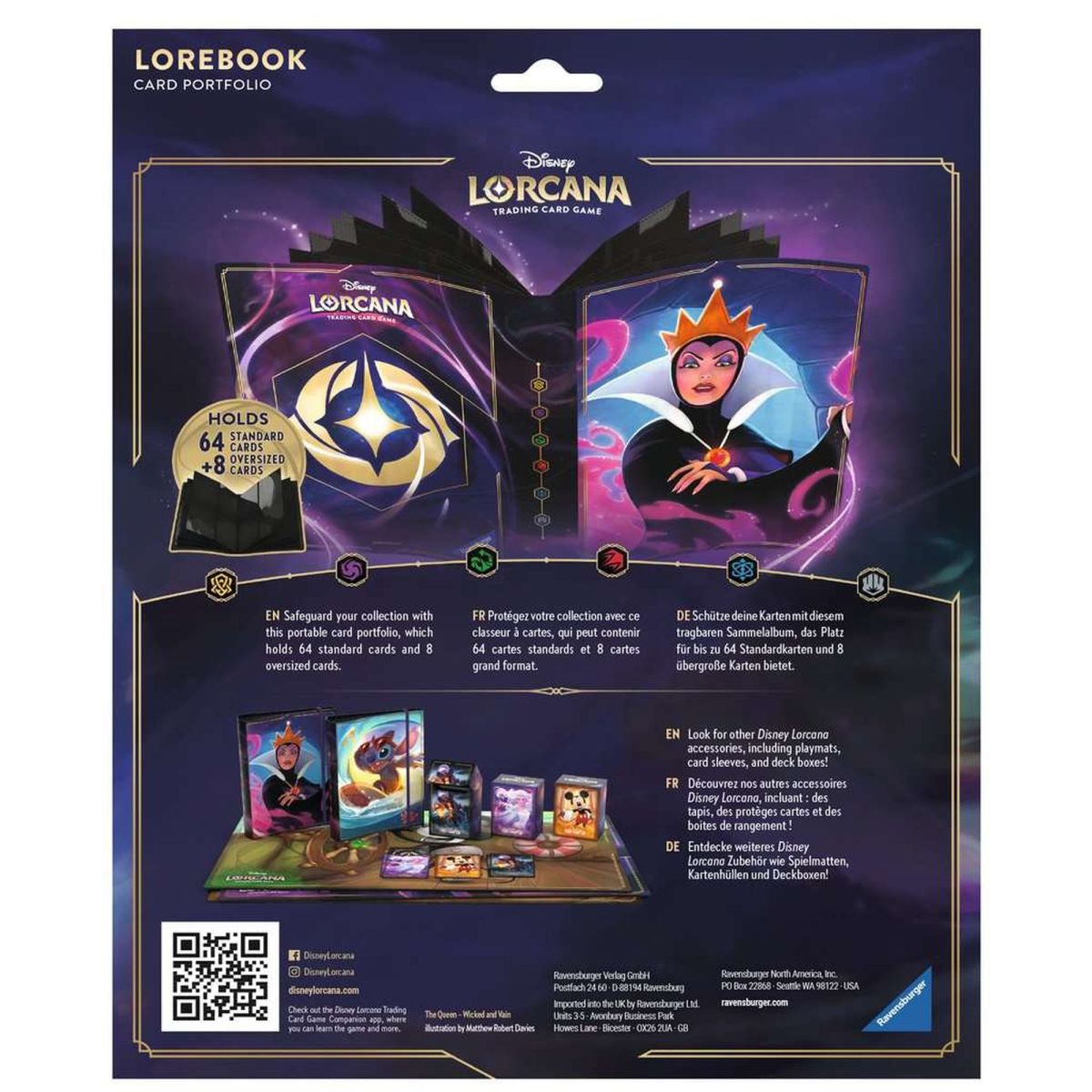 Disney Lorcana - Lorebook Card Portfolio - La Reine - Scellé