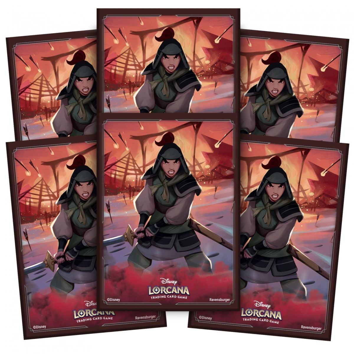 Disney Lorcana - Protège-Cartes - Pochettes - L’Ascension des Floodborn (Set 2) - Mulan - Scellé (65)