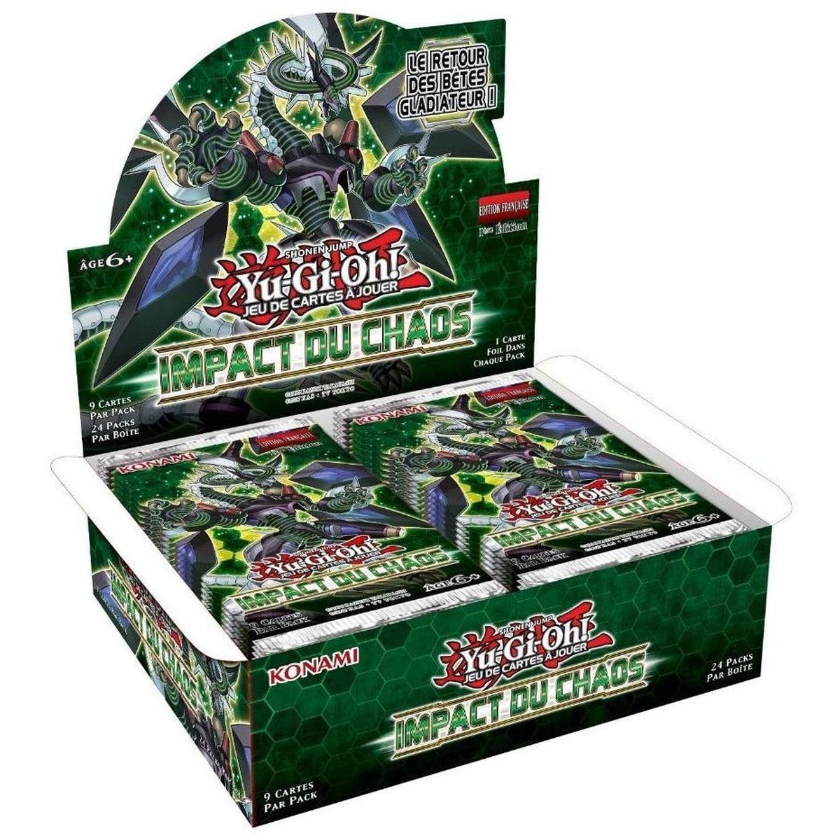 Display Yu-Gi-Oh! - Boite de 24 Boosters Impact du Chaos - FR