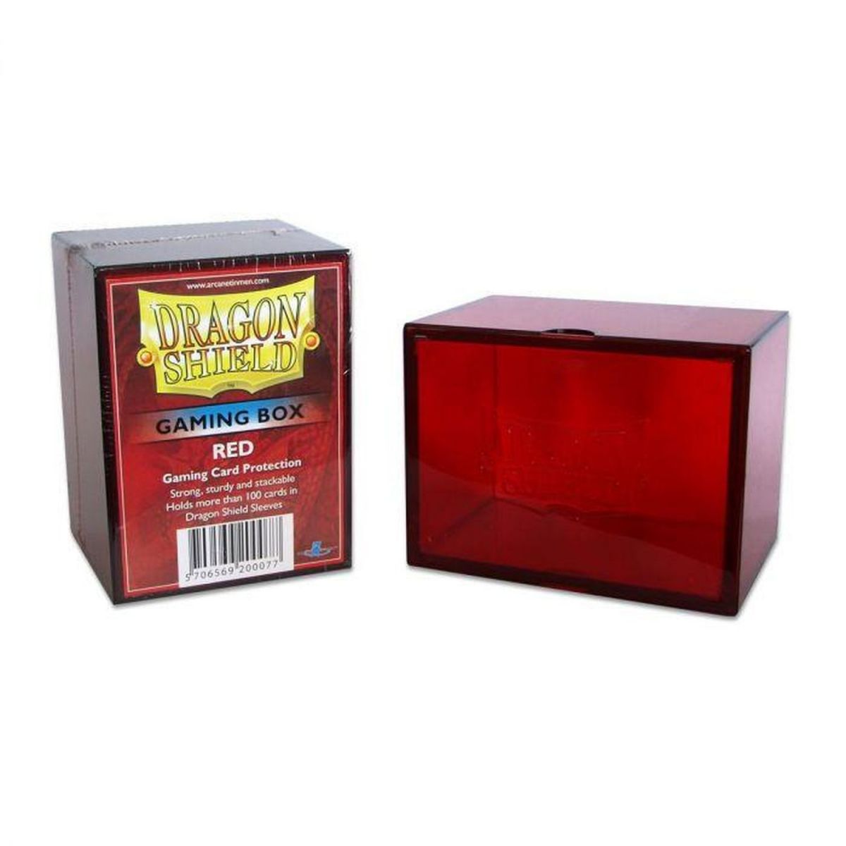 Item Dragon Shield - Deck Box - Strongbox 100+ Rouge