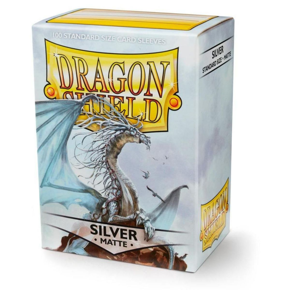 Item Dragon Shield - Standard Sleeves - Matte Silver (100)