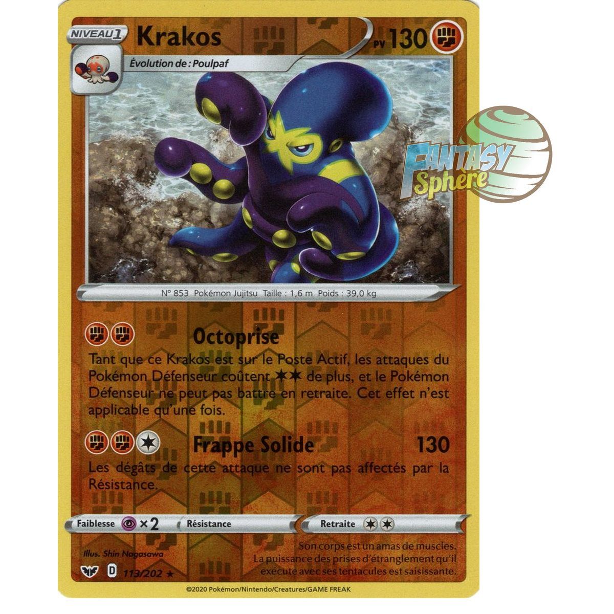 Krakos - Reverse 113/202 - Epee et Bouclier 1