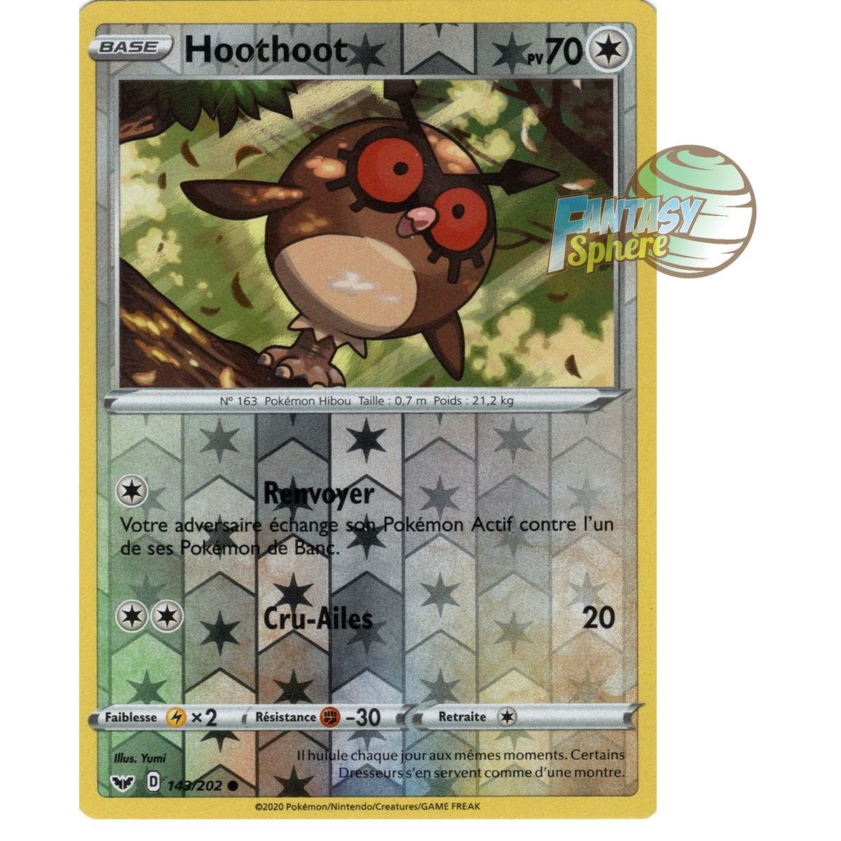 Hoothoot - Reverse 143/202 - Epee et Bouclier 1