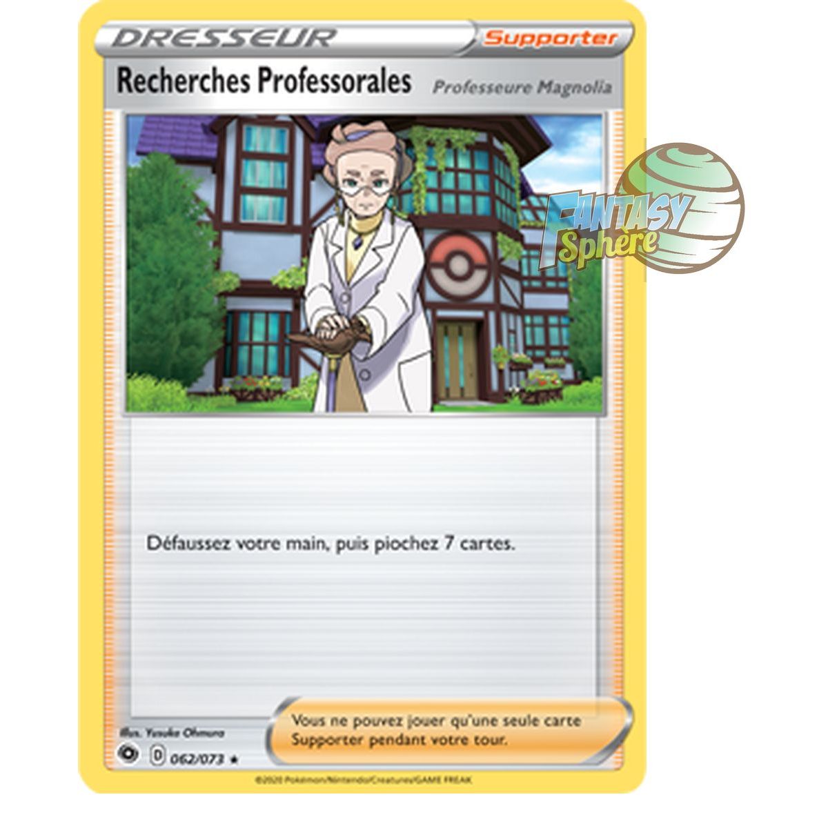 Item Recherches Professorales (Professeure Magnolia) - Holo Rare 62/73 - Epee Bouclier 3.5 La Voie Du Maitre