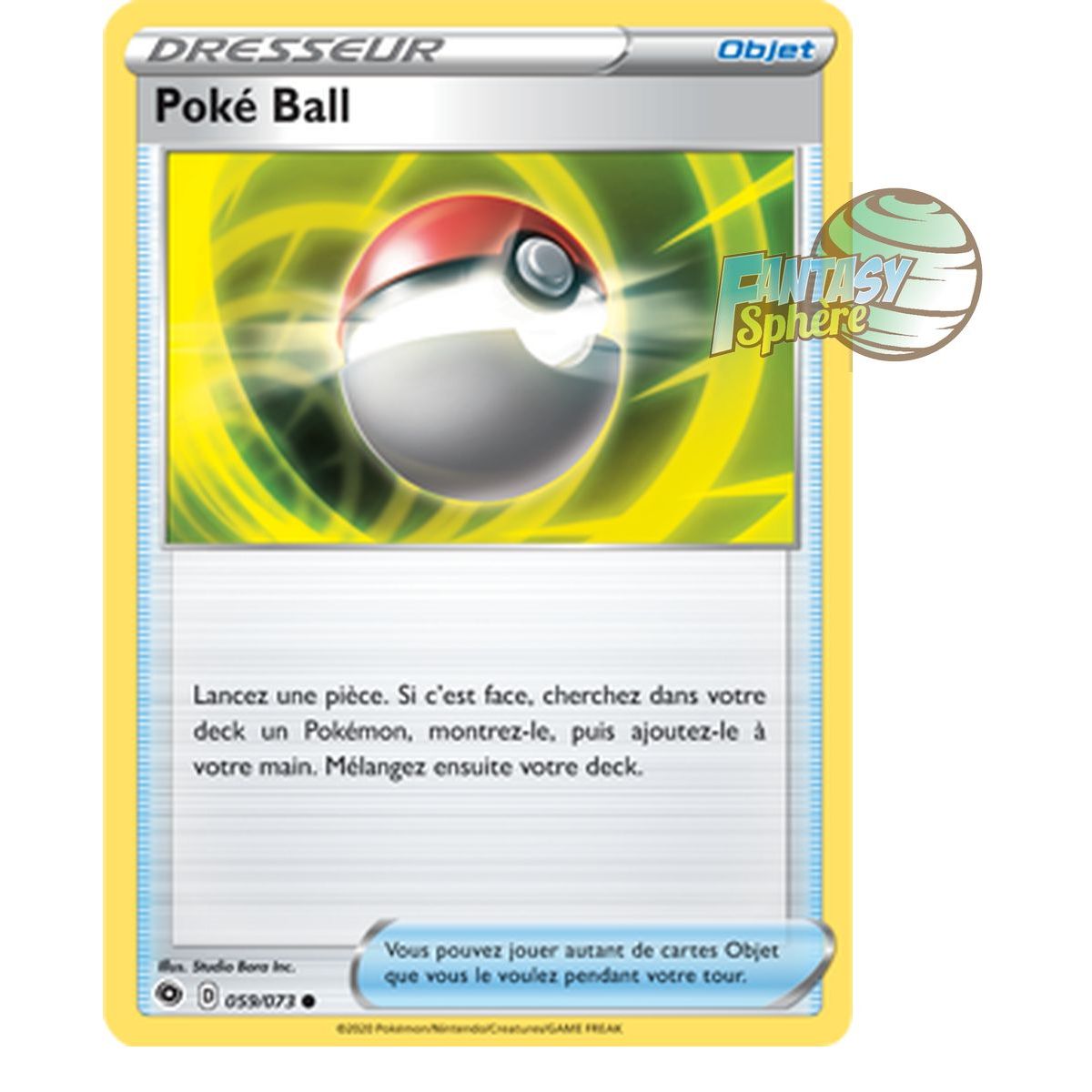 Item Poké Ball - Reverse 59/73 - Epee Bouclier 3.5 La Voie Du Maitre