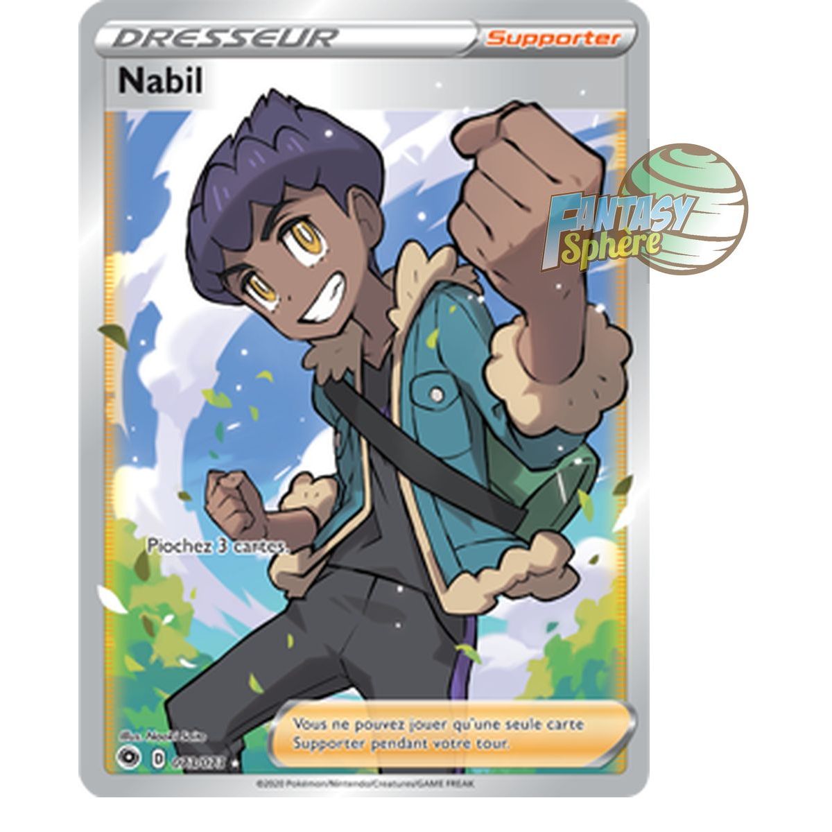 Nabil - Full Art Ultra Rare 73/73 - Epee Bouclier 3.5 La Voie Du Maitre