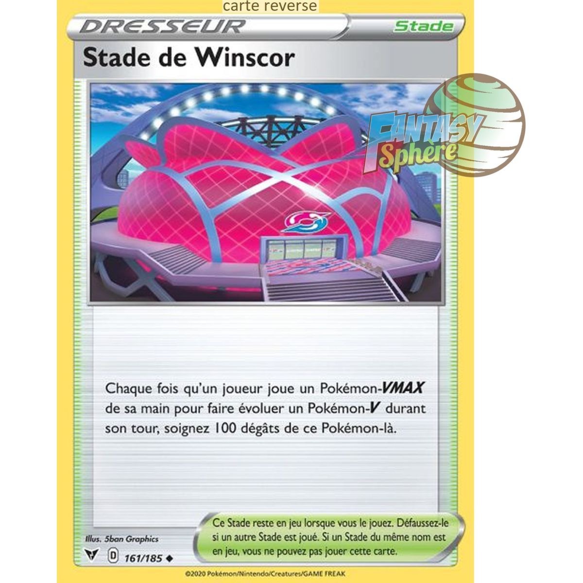 Stade de Winscor - Reverse 161/185 - Epee et Bouclier 4 Voltage Eclatant