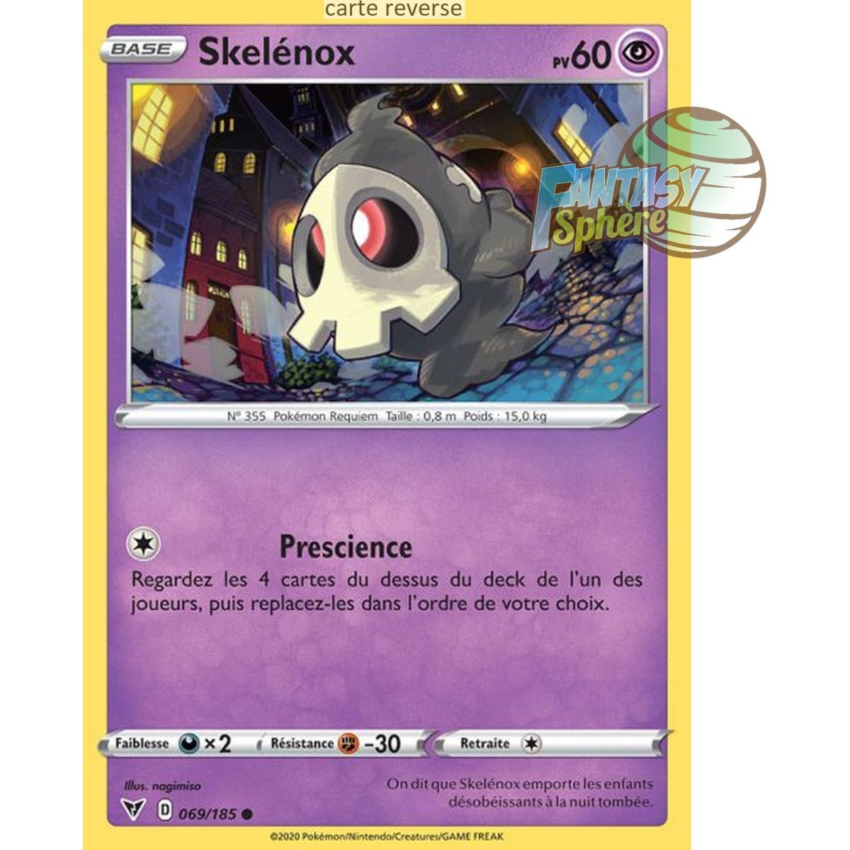 Skelénox - Reverse 69/185 - Epee et Bouclier 4 Voltage Eclatant