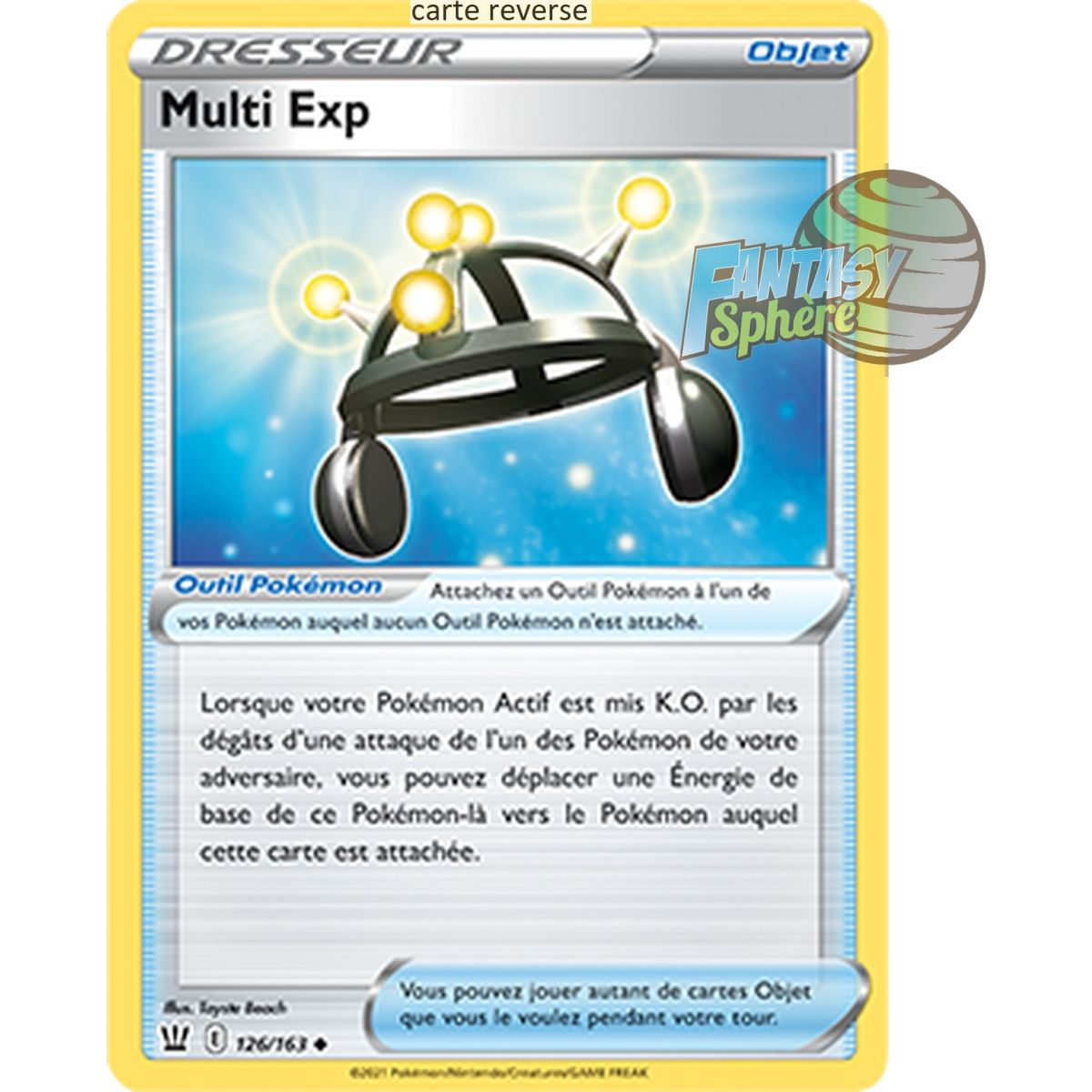 Multi Exp - Reverse 126/163 - Epee et Bouclier 5 Style de Combat