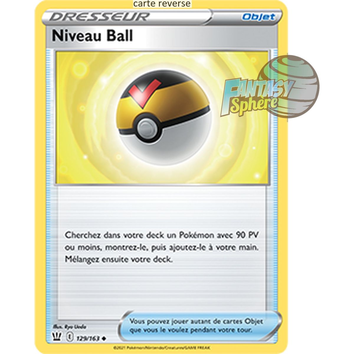 Niveau Ball - Reverse 129/163 - Epee et Bouclier 5 Style de Combat