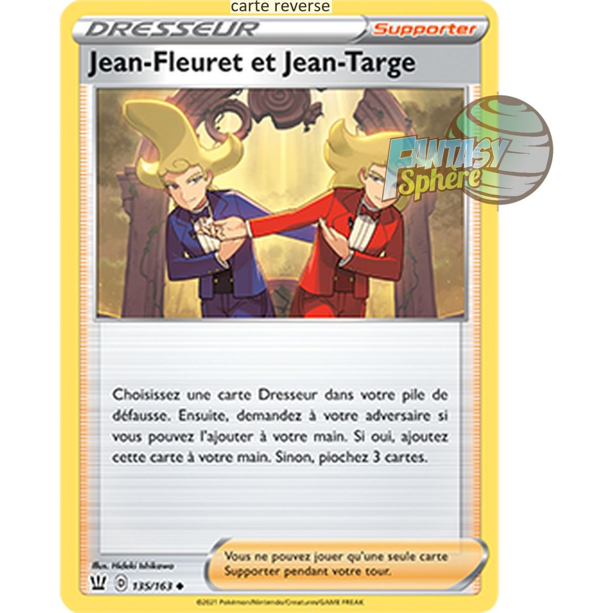 Jean-Fleuret et Jean-Targe - Reverse 135/163 - Epee et Bouclier 5 Style de Combat