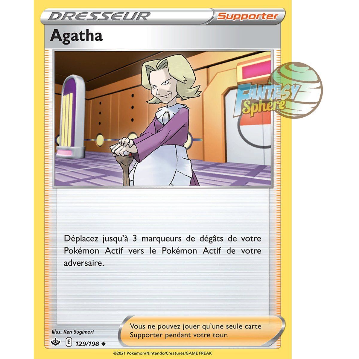 Agatha - Peu Commune 129/198 - Epee et Bouclier 6 Regne de Glace