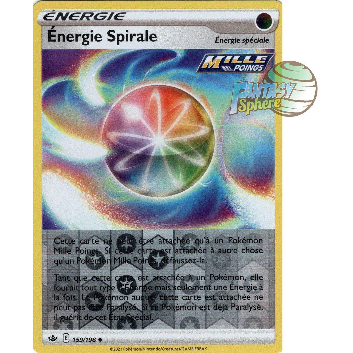 Item Énergie Spirale - Reverse 159/198 - Epee et Bouclier 6 Regne de Glace