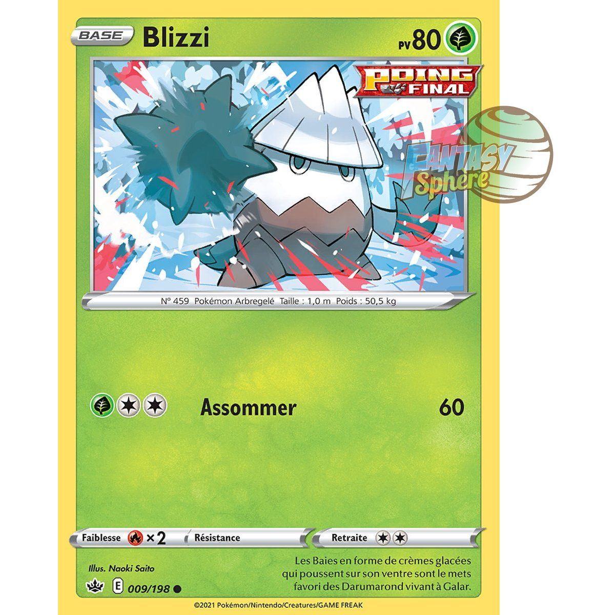 Blizzi - Commune 9/198 - Epee et Bouclier 6 Regne de Glace