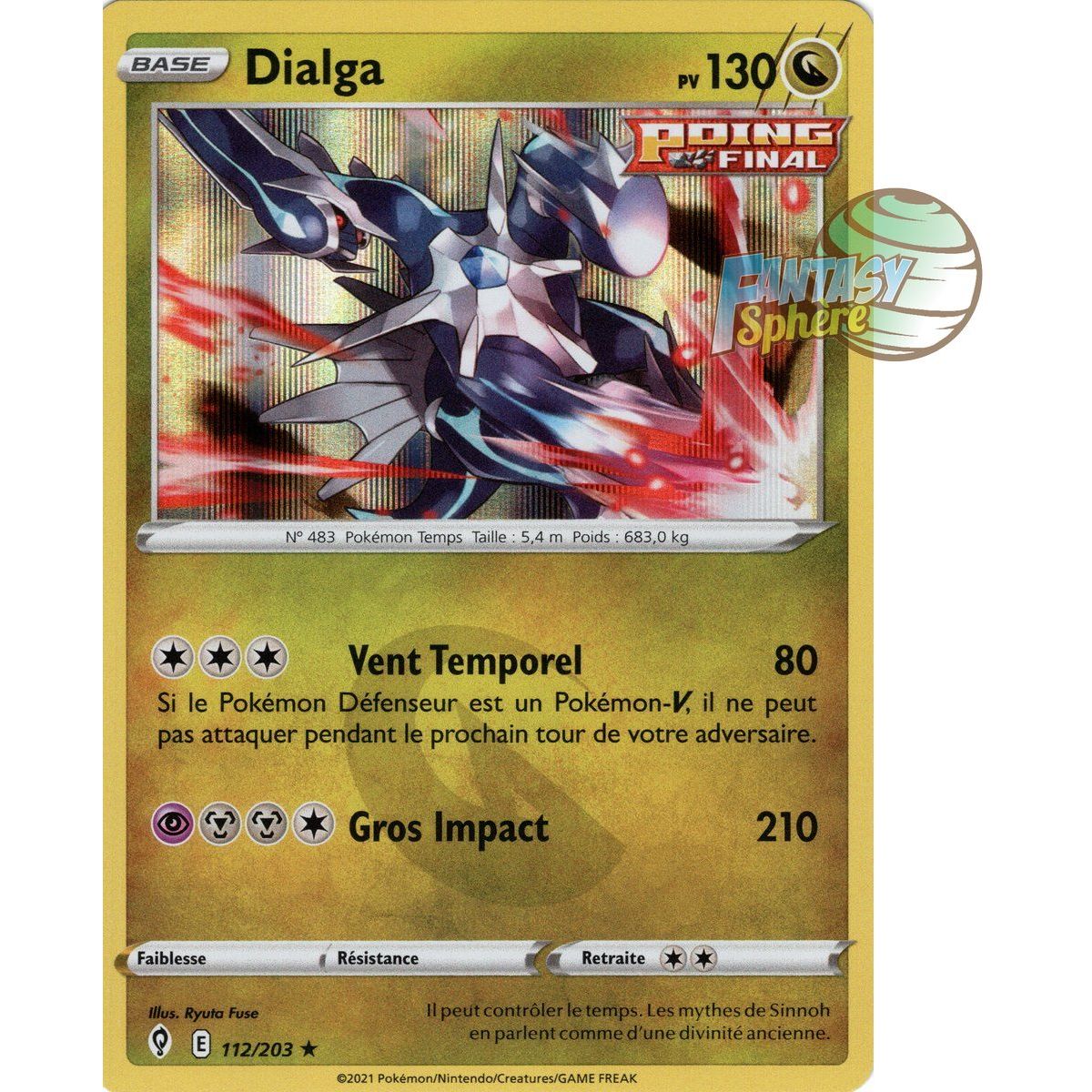 Item Dialga - Holo Rare 112/203 - Epee et Bouclier 7 Evolution Celeste