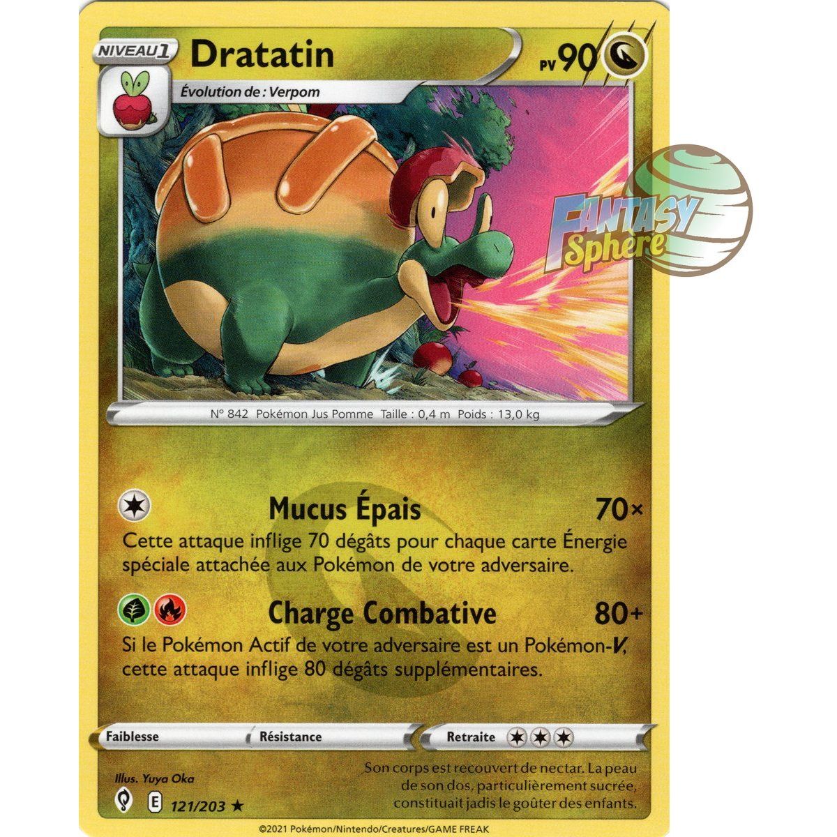 Dratatin - Rare 121/203 - Epee et Bouclier 7 Evolution Celeste