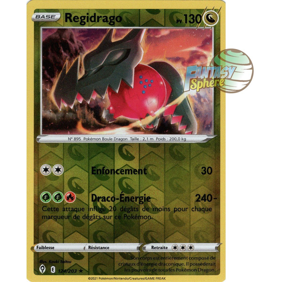 Item Regidrago - Reverse 124/203 - Epee et Bouclier 7 Evolution Celeste