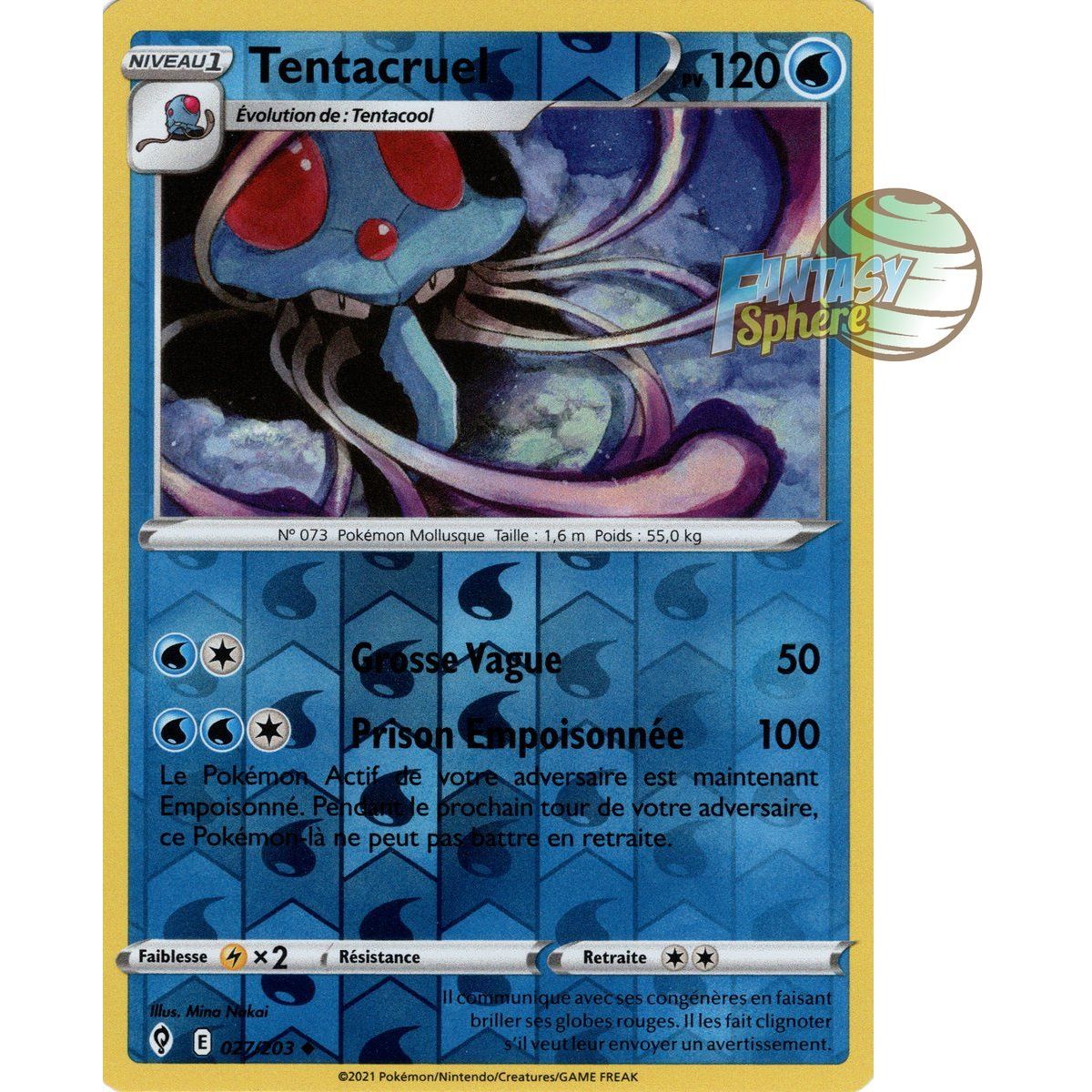 Item Tentacruel - Reverse 27/203 - Epee et Bouclier 7 Evolution Celeste