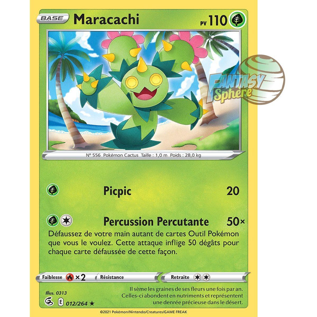 Maracachi - Rare 12/264 - Epee et Bouclier 8 Poing de Fusion