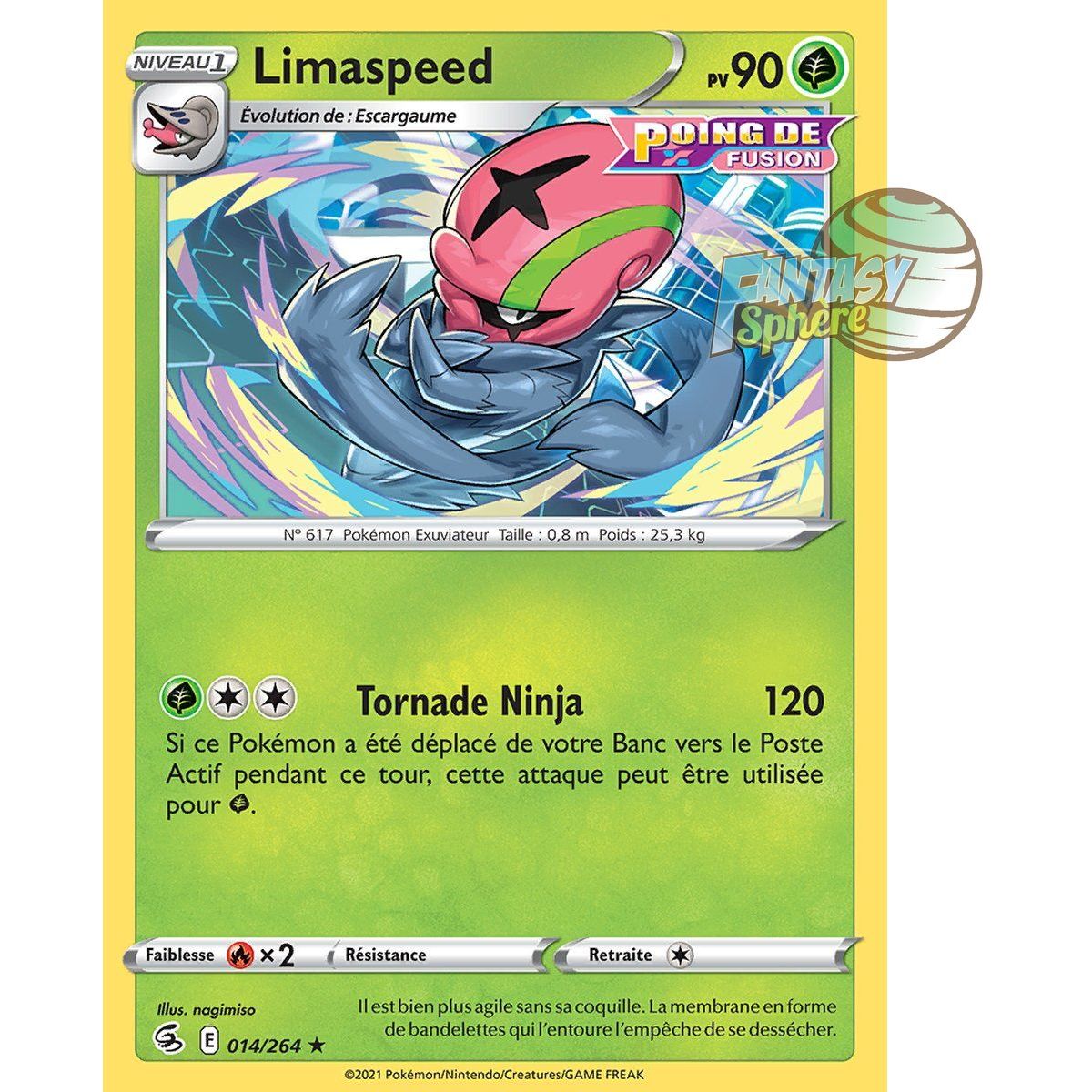 Item Limaspeed - Rare 14/264 - Epee et Bouclier 8 Poing de Fusion