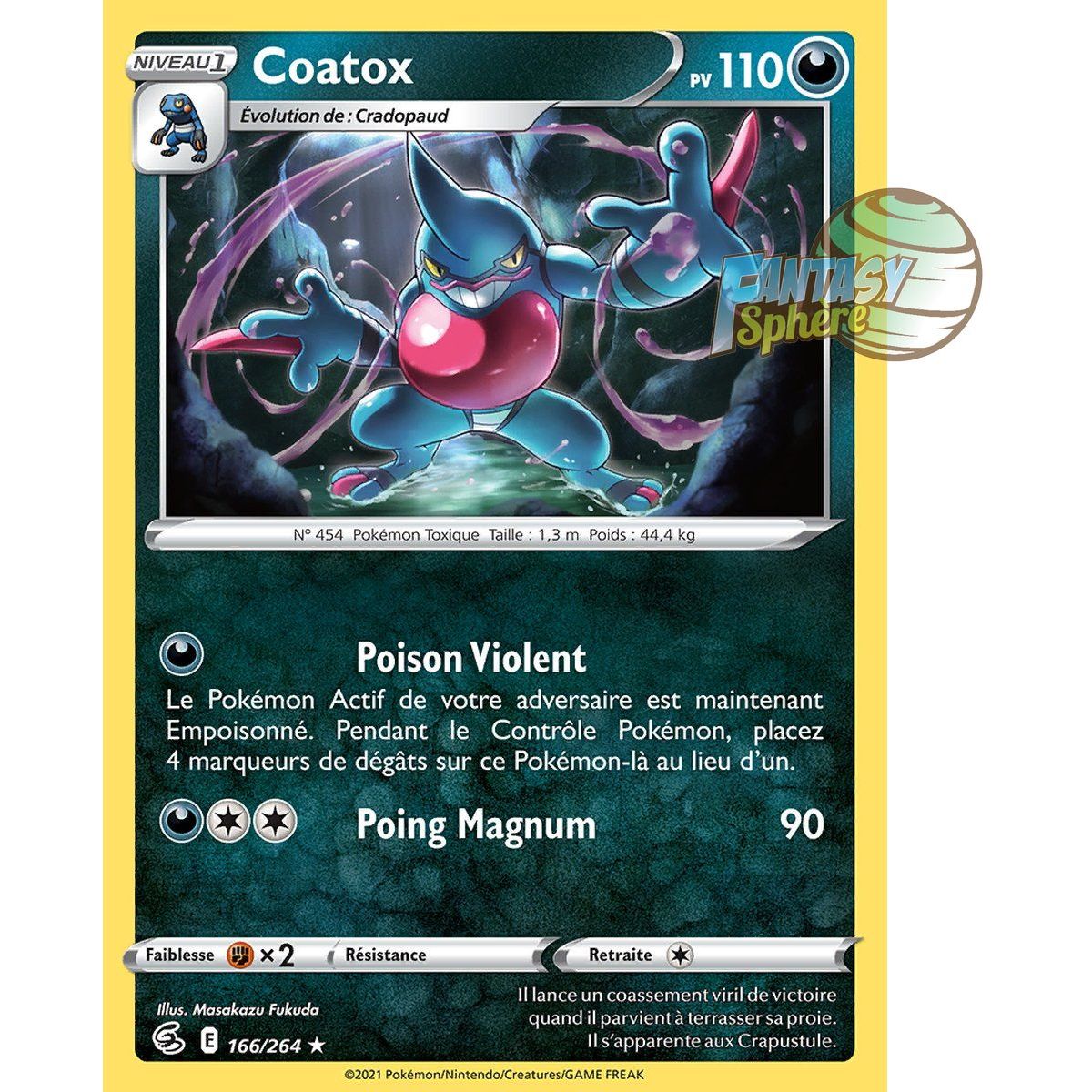 Coatox - Rare 166/264 - Epee et Bouclier 8 Poing de Fusion