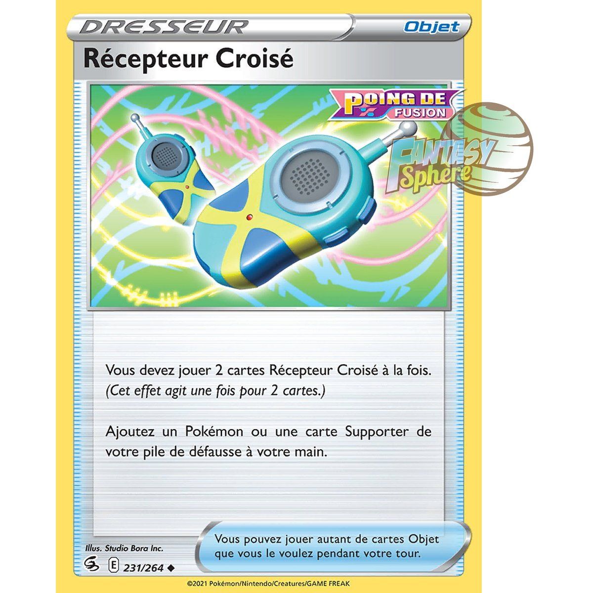 Récepteur Croisé - Peu commune 231/264 - Epee et Bouclier 8 Poing de Fusion