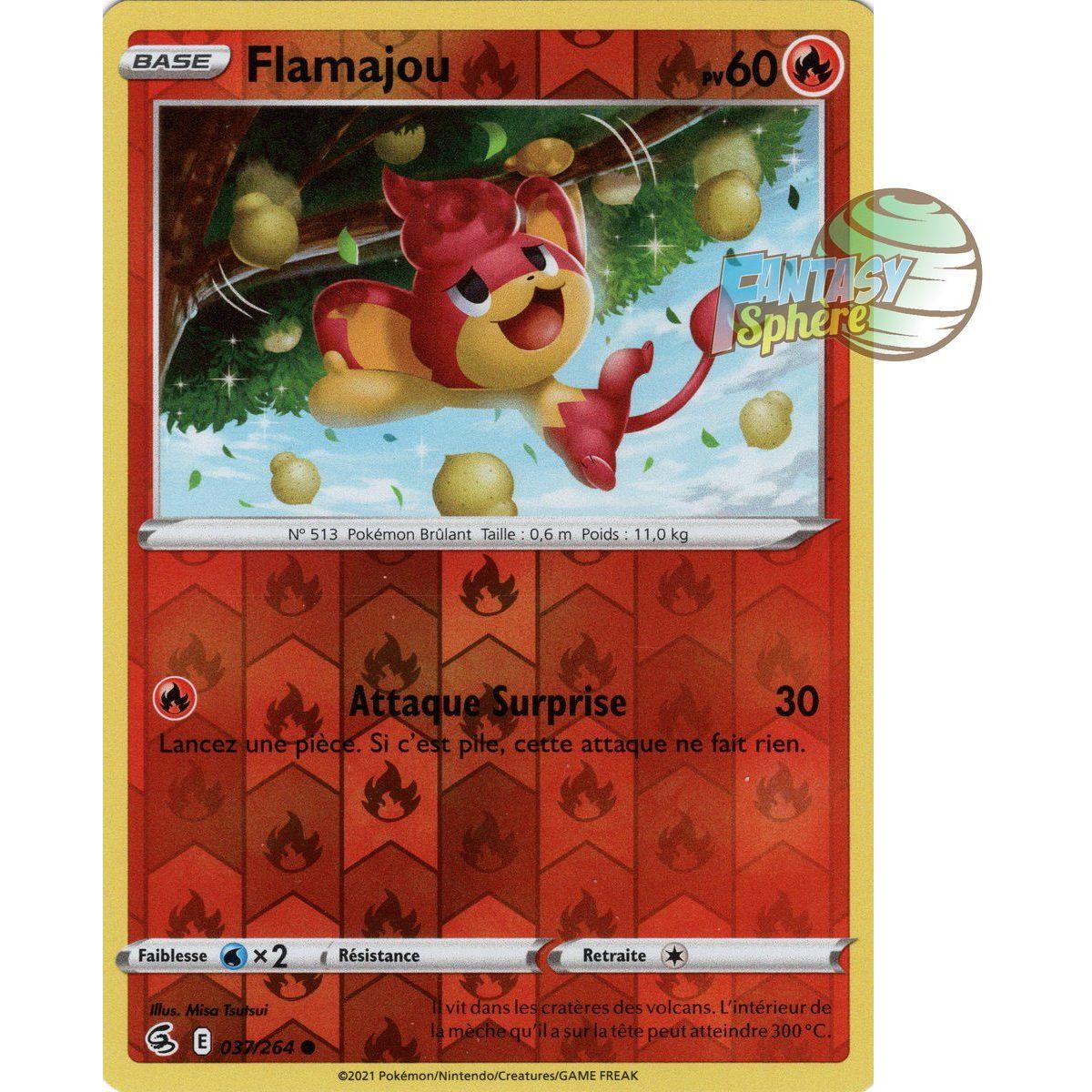 Flamajou - Reverse 37/264 - Epee et Bouclier 8 Poing de Fusion