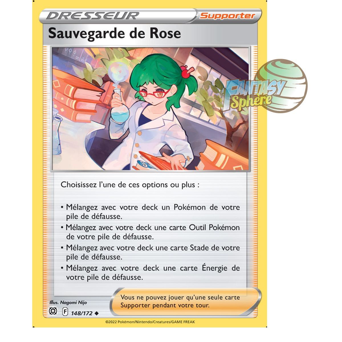 Sauvegarde de Rose - Peu Commune 148/172 - Epee et Bouclier 9 Stars Etincelantes