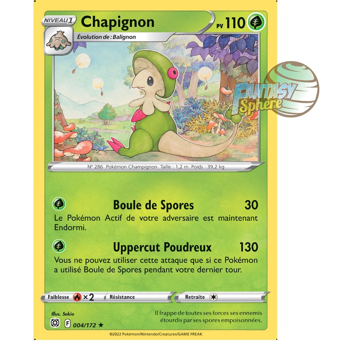 Item Chapignon - Rare 4/172 - Epee et Bouclier 9 Stars Etincelantes