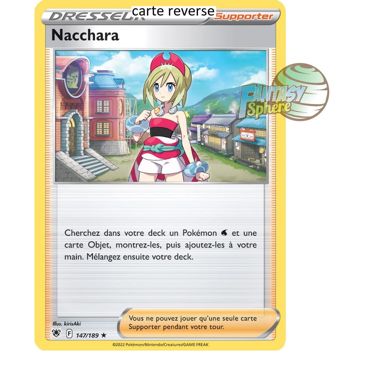 Nacchara - Reverse 147/189 - Epee et Bouclier 10 Astres Radieux