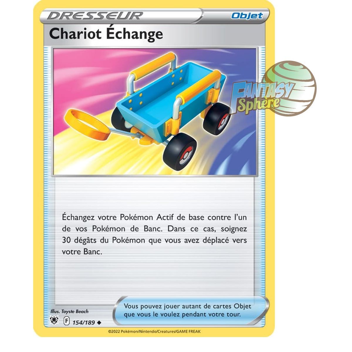 Chariot Échange - Peu Commune 154/189 - Epee et Bouclier 10 Astres Radieux