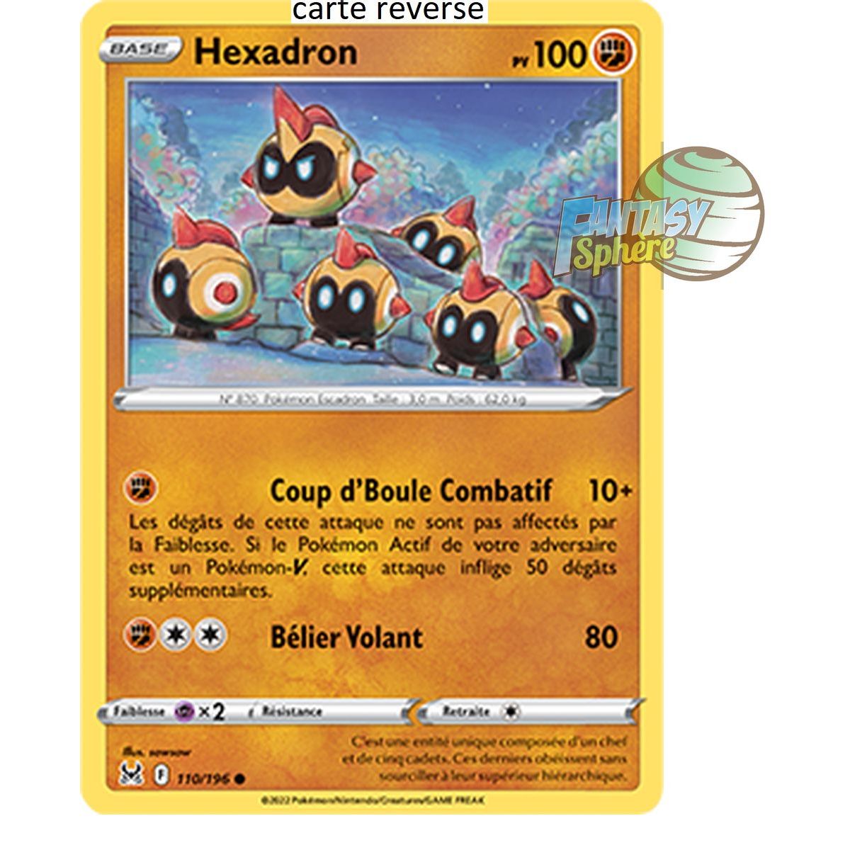 Hexadron - Reverse 110/196_R - Epee et Bouclier 11 Origine Perdue