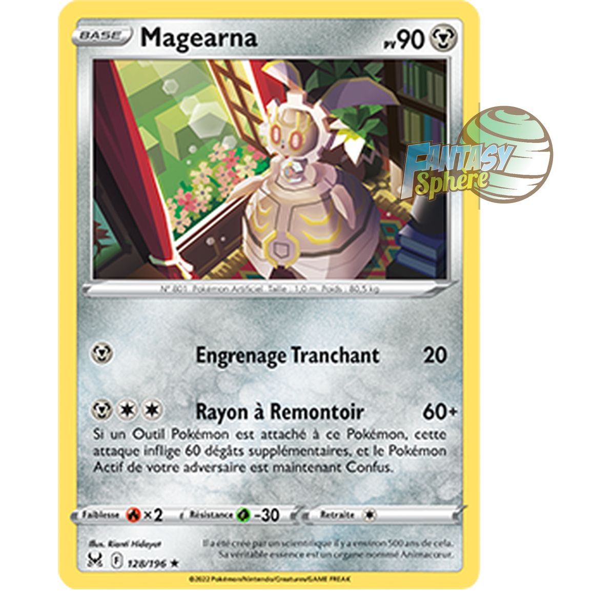 Magearna - Rare 128/196 - Epee et Bouclier 11 Origine Perdue