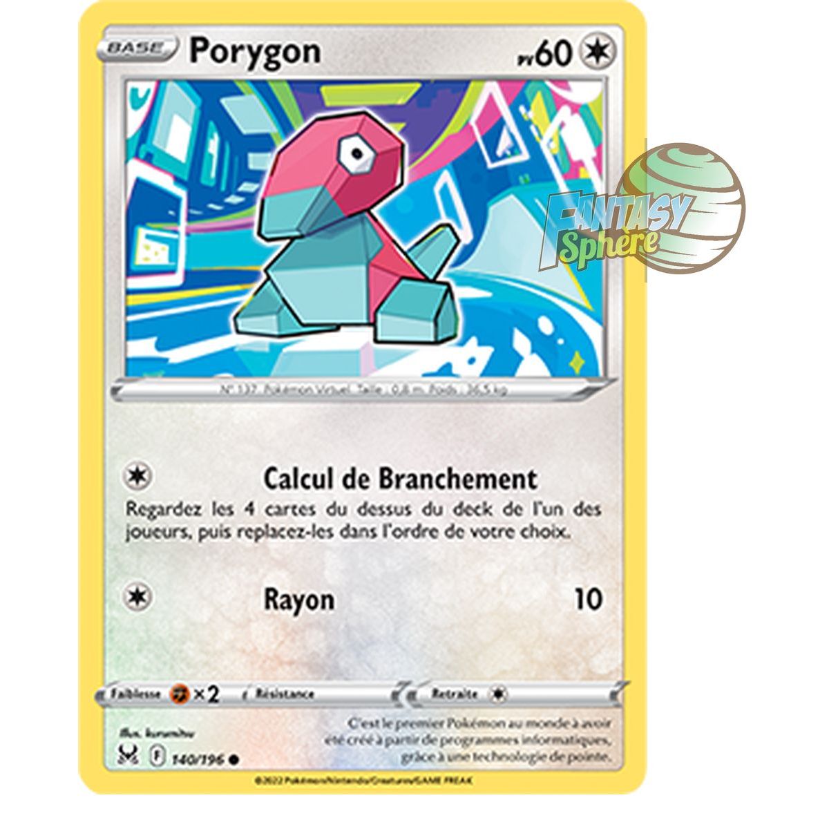 Porygon - Commune 140/196 - Epee et Bouclier 11 Origine Perdue