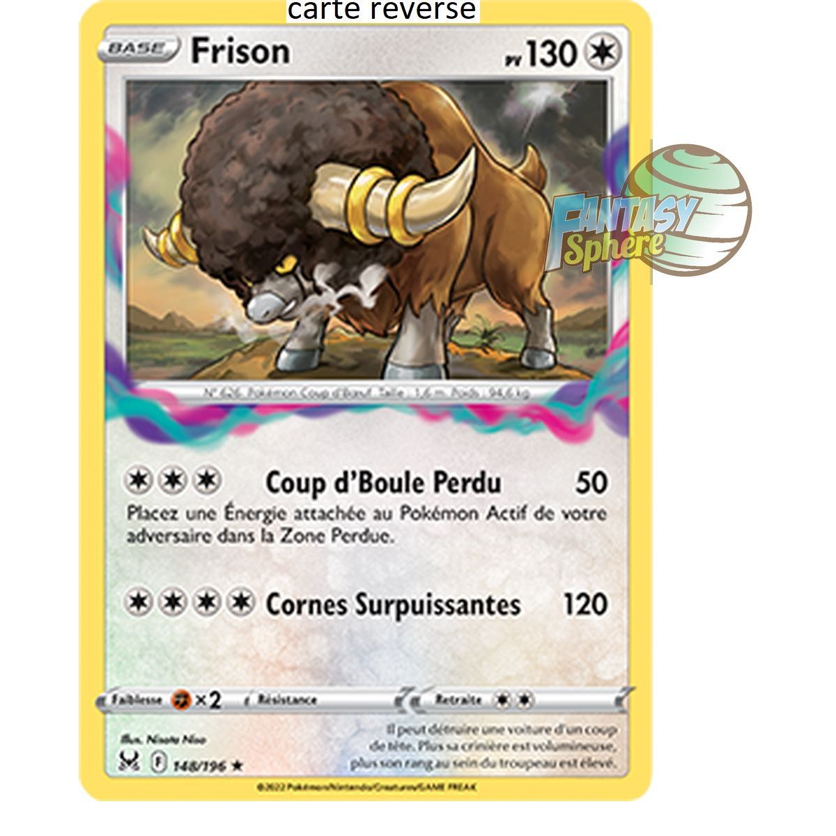 Frison - Reverse 148/196_R - Epee et Bouclier 11 Origine Perdue