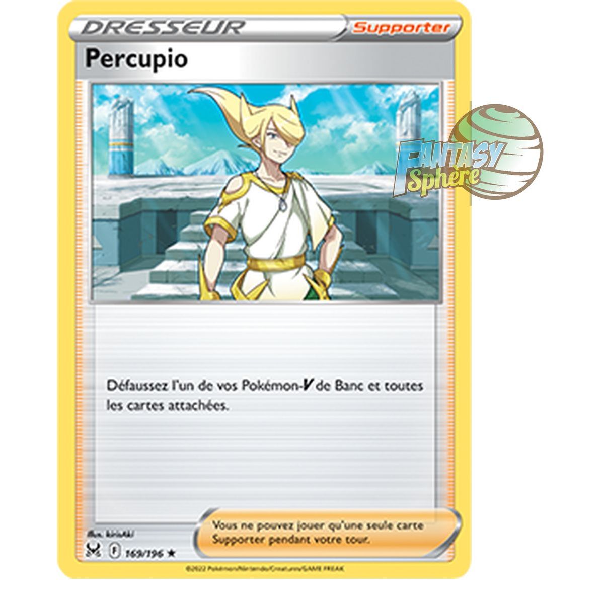 Percupio - Holo Rare 169/196_H - Epee et Bouclier 11 Origine Perdue