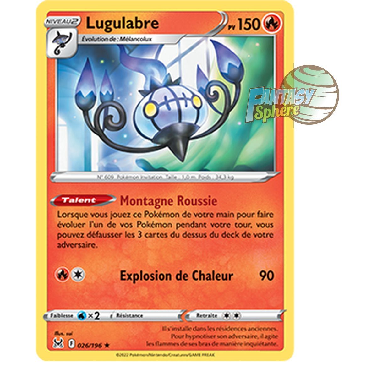 Lugulabre - Holo Rare 26/196_H - Epee et Bouclier 11 Origine Perdue