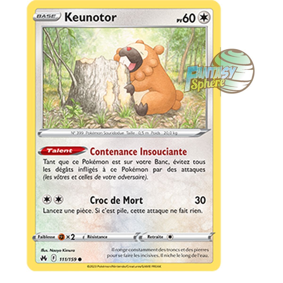 Item Keunotor - Commune 111/159 - Epee et Bouclier 12.5 Zenith Supreme