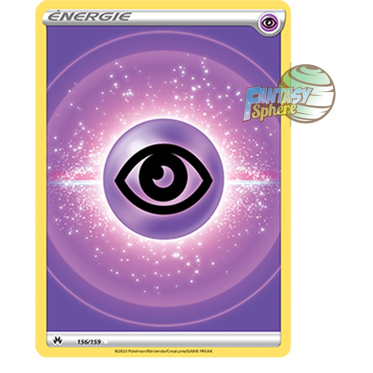 Item Énergie Psychic de base - Full Art Ultra Rare 156/159 - Epee et Bouclier 12.5 Zenith Supreme