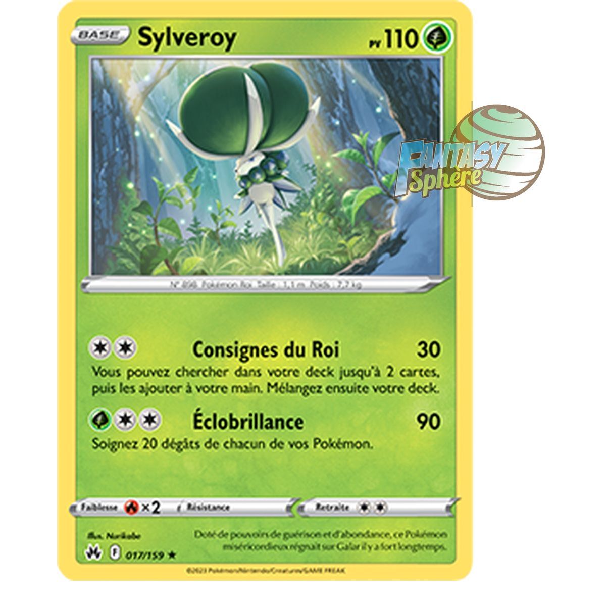 Item Sylveroy - Holo Rare 17/159 - Epee et Bouclier 12.5 Zenith Supreme