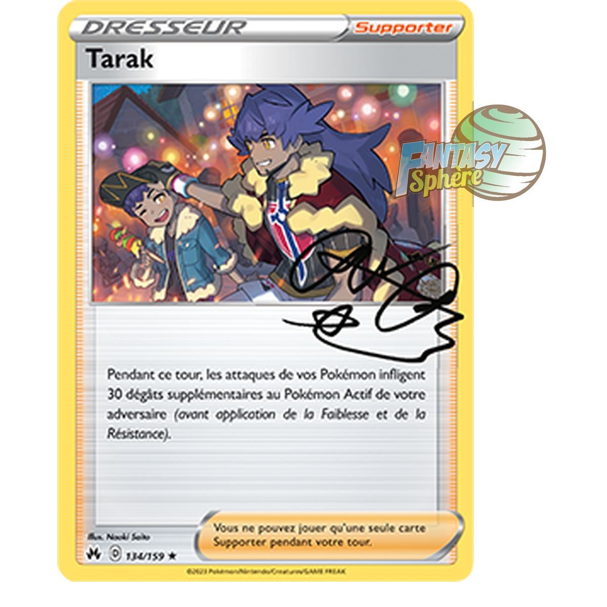 Item Tarak - Holo Rare 134/159 - Epee et Bouclier 12.5 Zenith Supreme