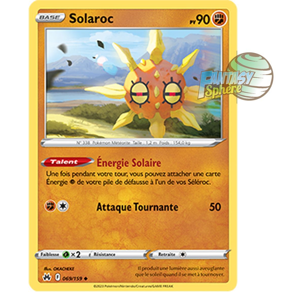 Solaroc - Reverse 69/159 - Epee et Bouclier 12.5 Zenith Supreme