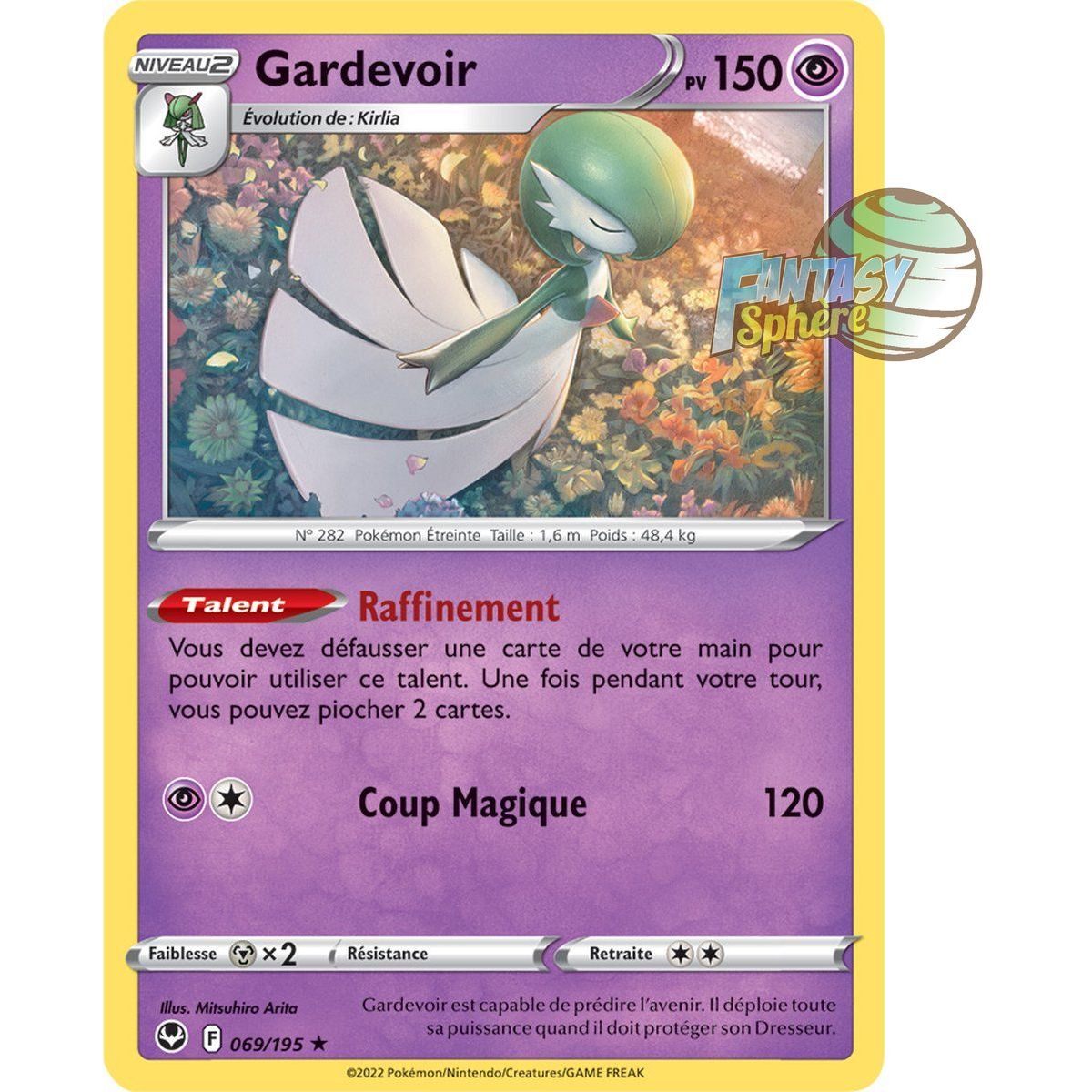 Item Gardevoir - Rare 69/195 - Epee et Bouclier 12 Tempete Argentée