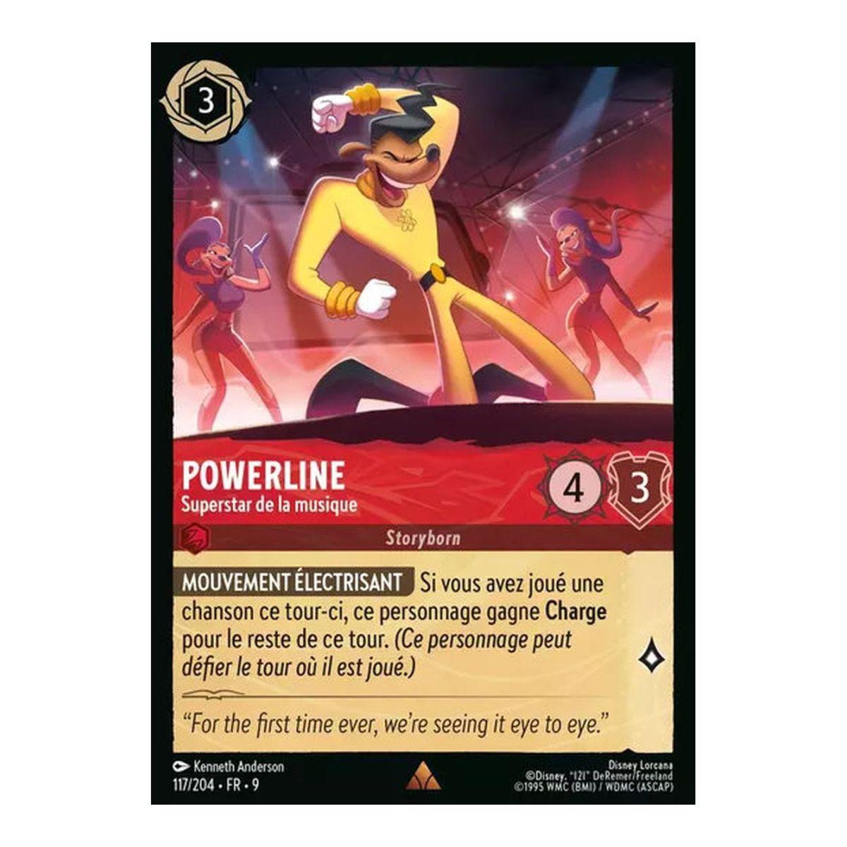 Powerline, Superstar de la musique - 117/204 - FAB - Fabuleux - Rare - Français