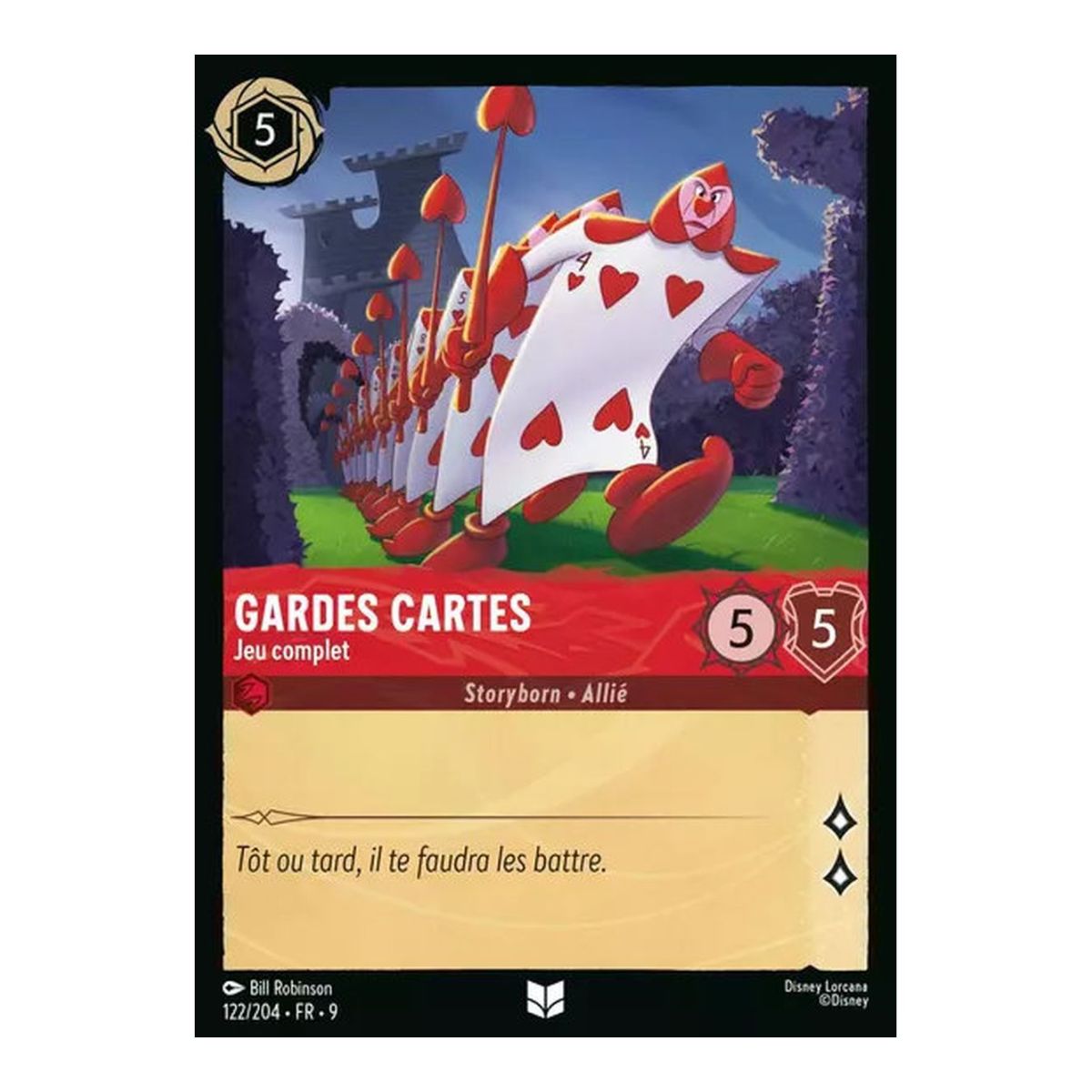 Gardes cartes, Jeu complet - 122/204 - FAB - Fabuleux - Peu Commune - Français