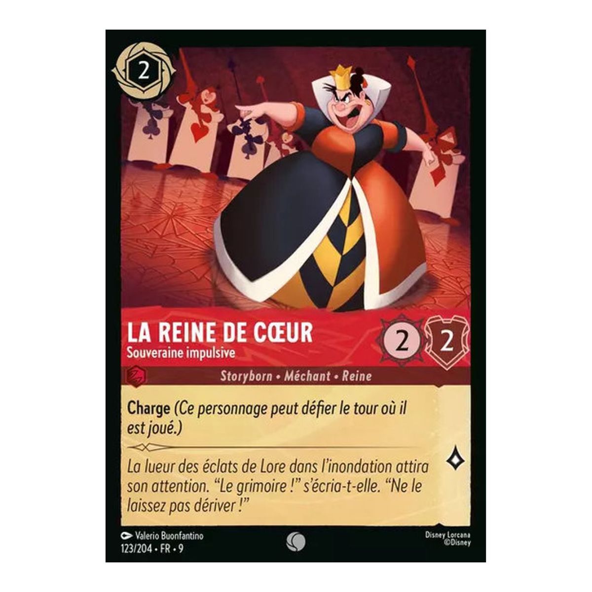 Item La Reine de Cœur, Souveraine impulsive - 123/204 - FAB - Fabuleux - Brillante - Premium - Français