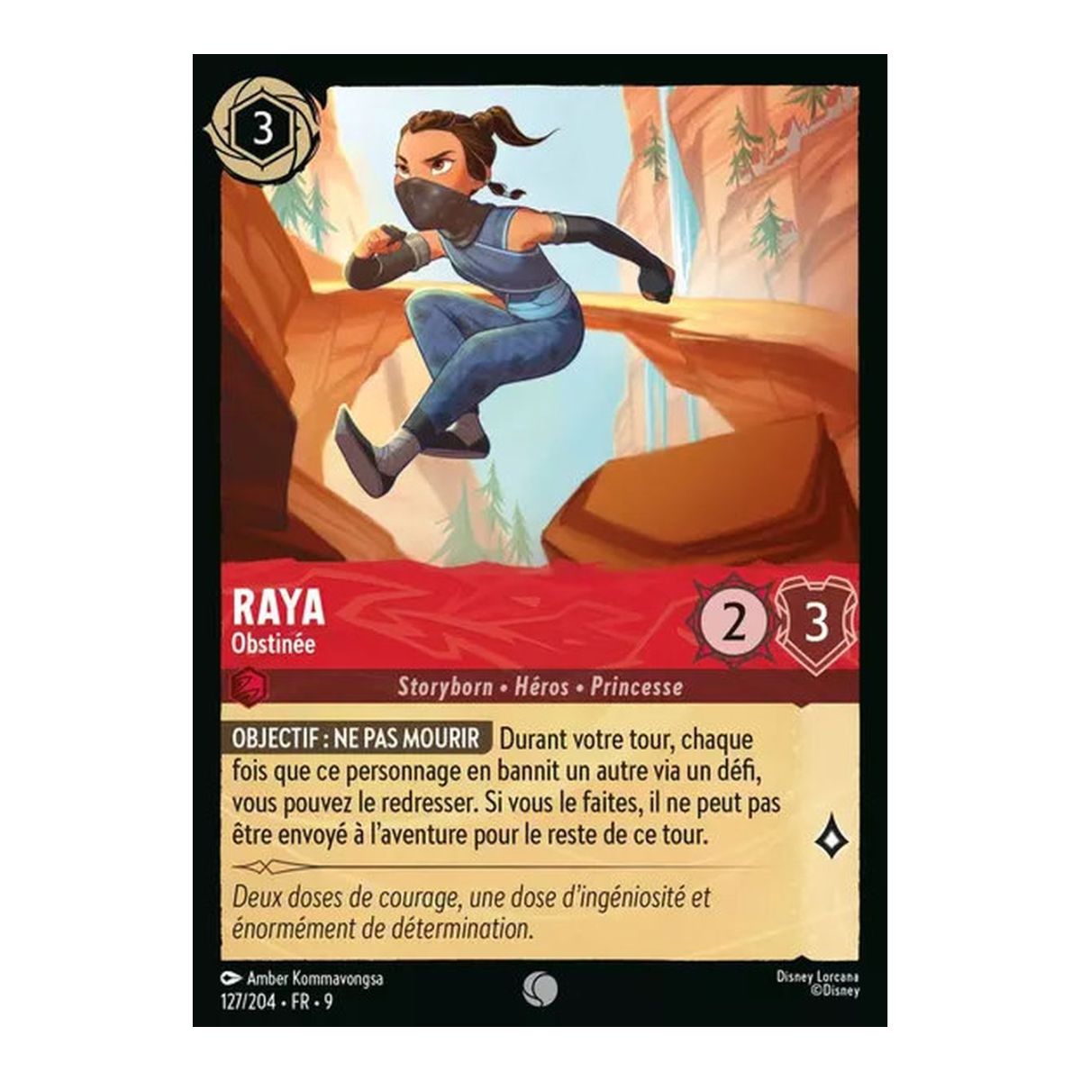 Raya, Obstinée - 127/204 - FAB - Fabuleux - Commune - Français